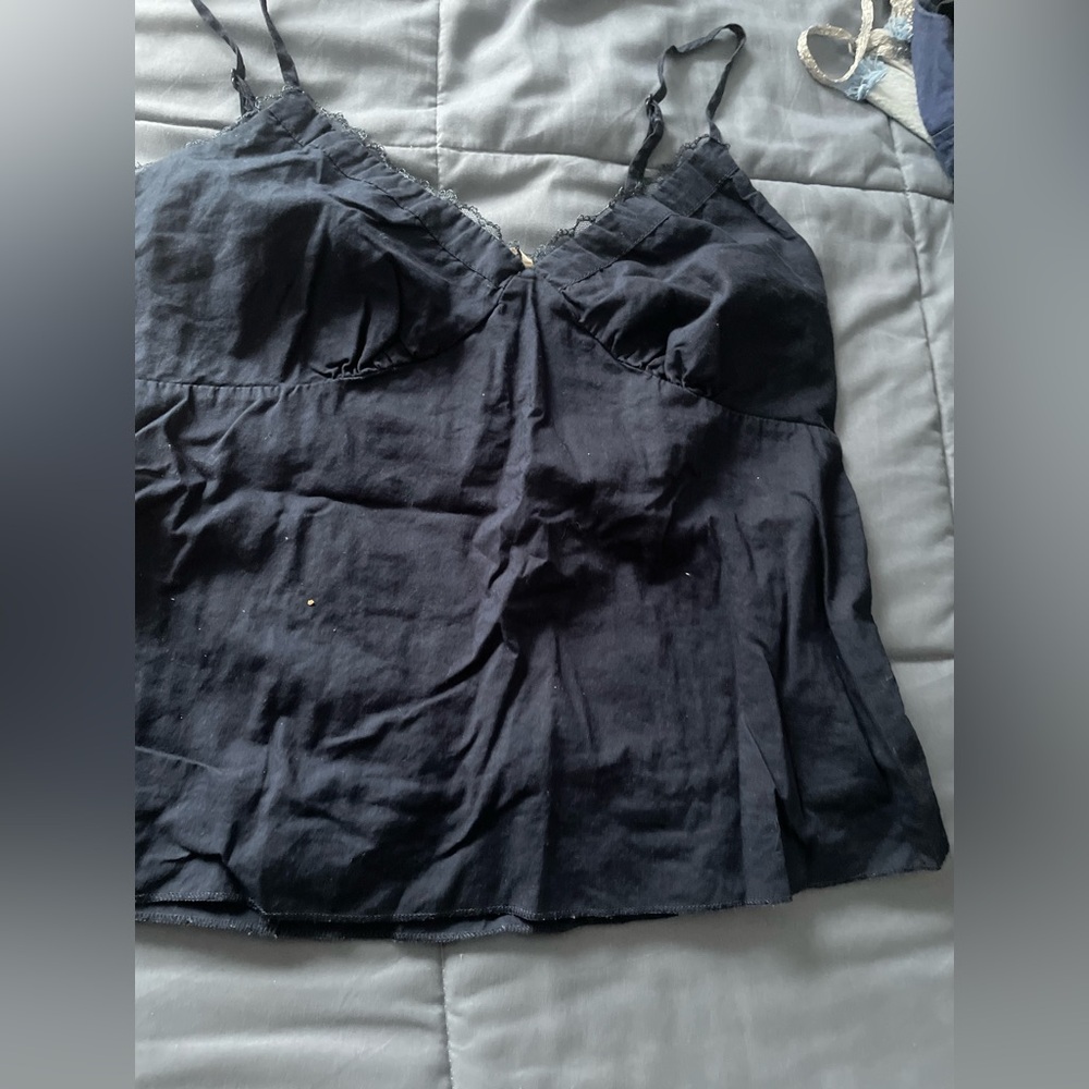 Pacsun Navy Lace Tank Top